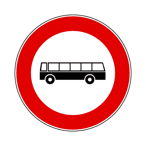 Transito Vietato  Agli Autobus